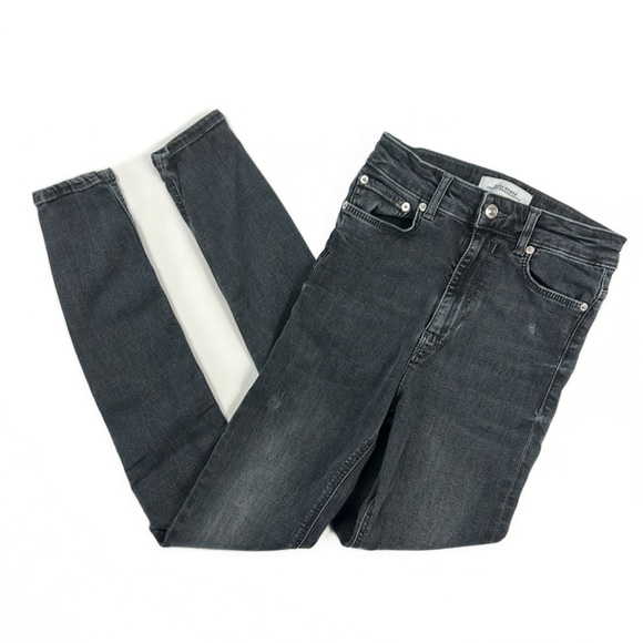 Zara Woman Power Sstretch High Rise Skinny Leg Distressed Designer Jeans - Picture 15 of 15